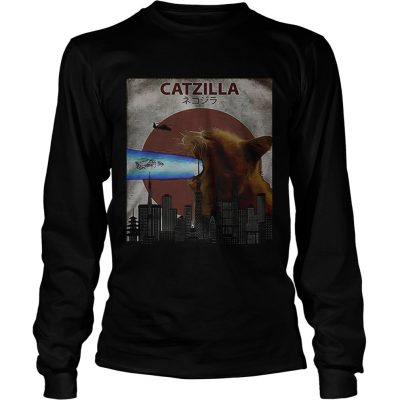 Catzilla Godzilla King of Monsters Longsleeve Tee