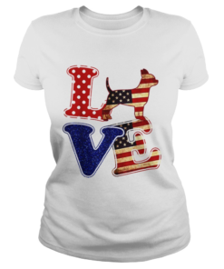 Chihuahua American Flag Patriotic Dog  Classic Ladies
