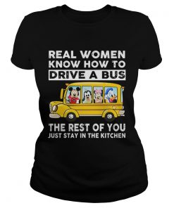 Disney school bus real women know how to drive a bus  Classic Ladies