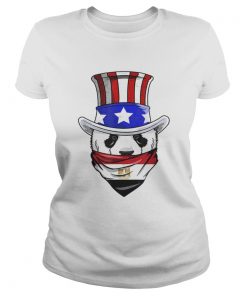 Egyptian Panda Bear In Egypt Bandana Flag Shirt Classic Ladies
