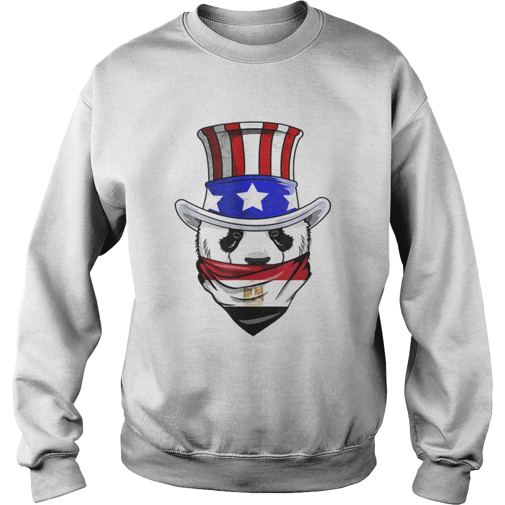 Egyptian Panda Bear In Egypt Bandana Flag Shirt Sweatshirt