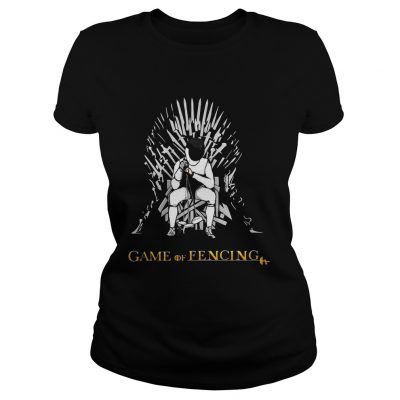 Game of Fencing Ladies Tee