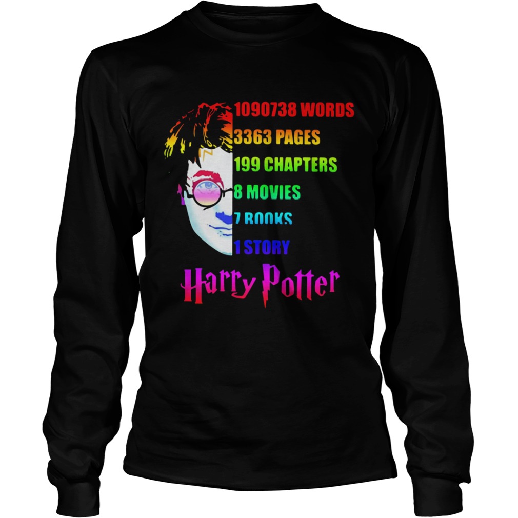 Harry Potter facts infographic style LGBT pride 2019 LongSleeve