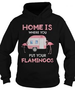 Home is where you put your Flamingos Hoodie