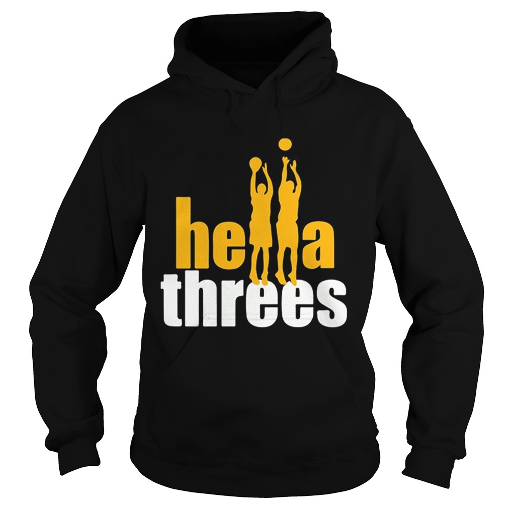 Hot Hella Threes Golden State Warriors Basketball Shirt Hoodie