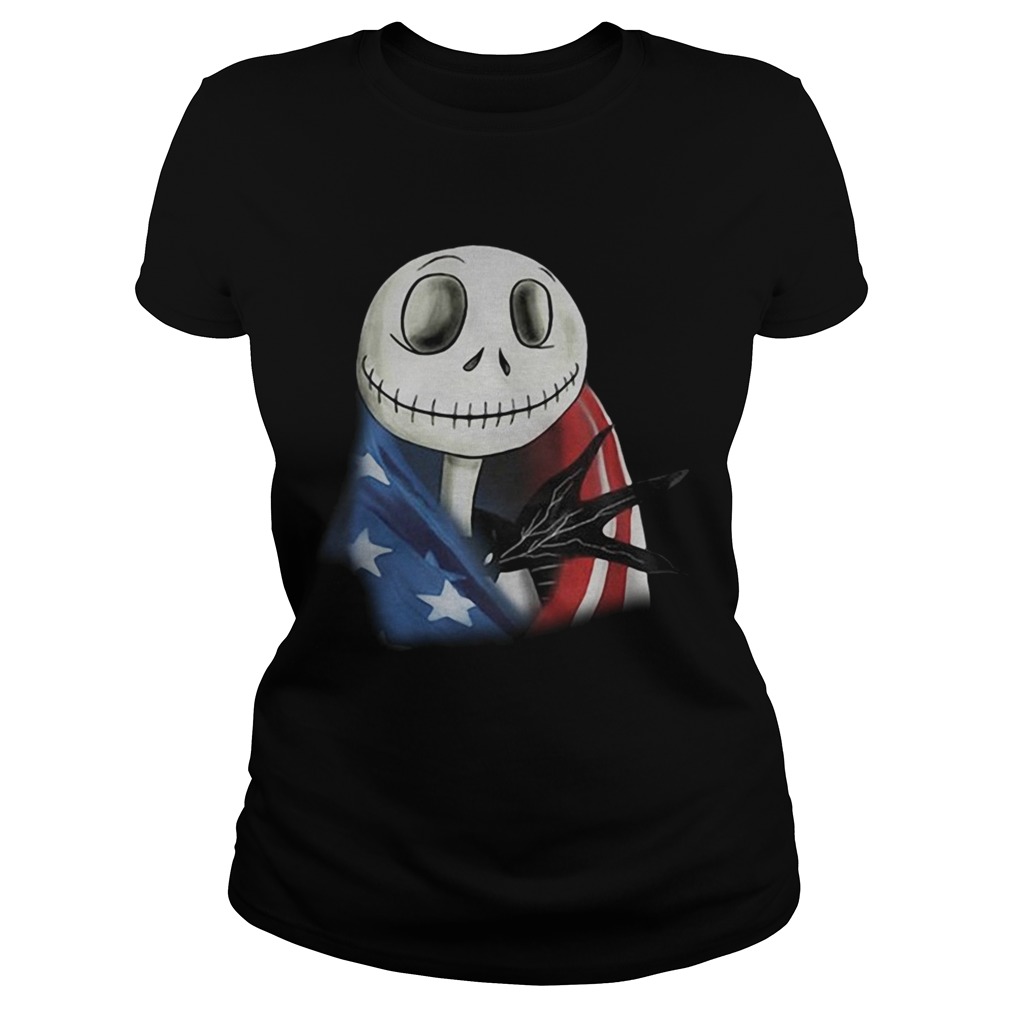 Jack Skellington American flag Classic Ladies