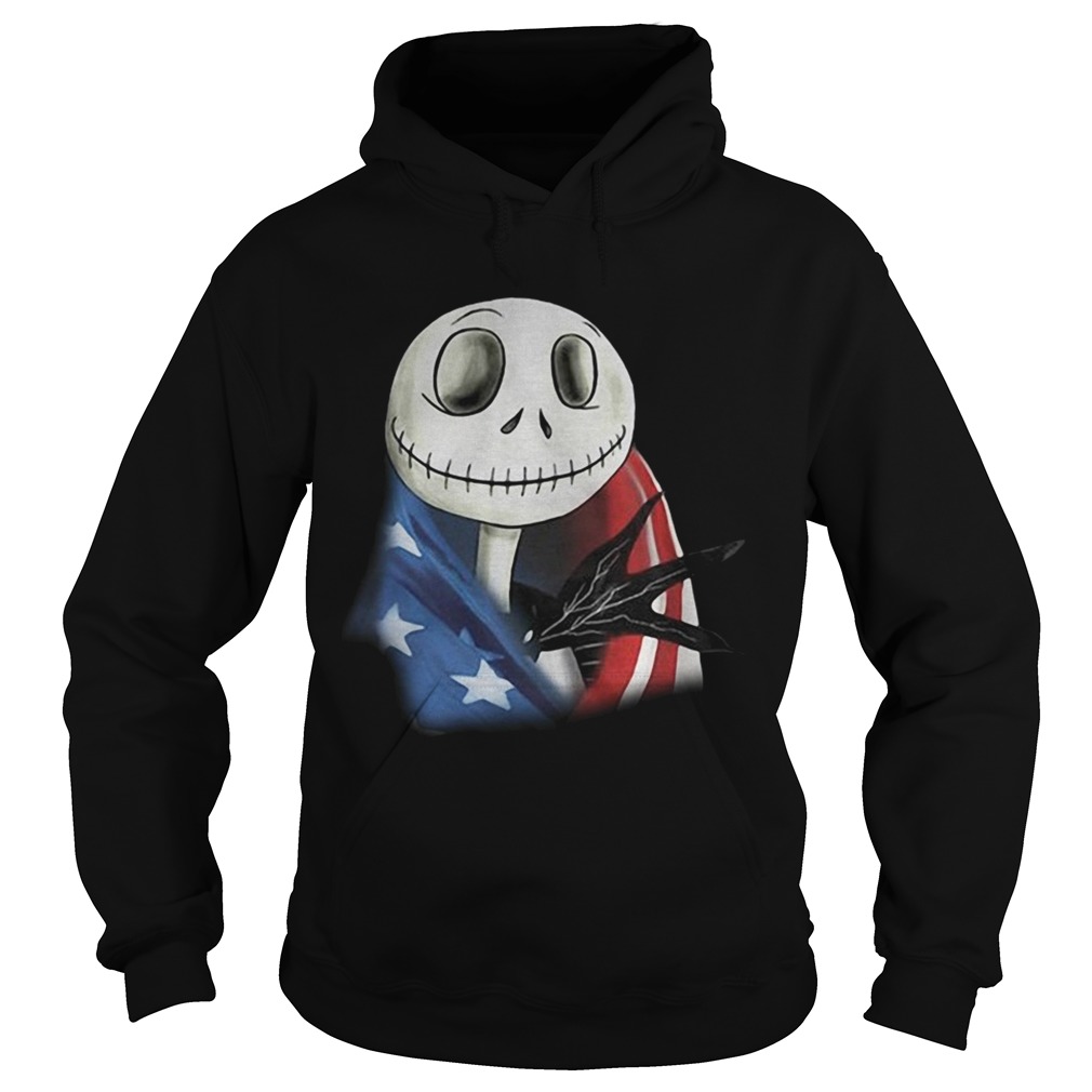 Jack Skellington American flag Hoodie