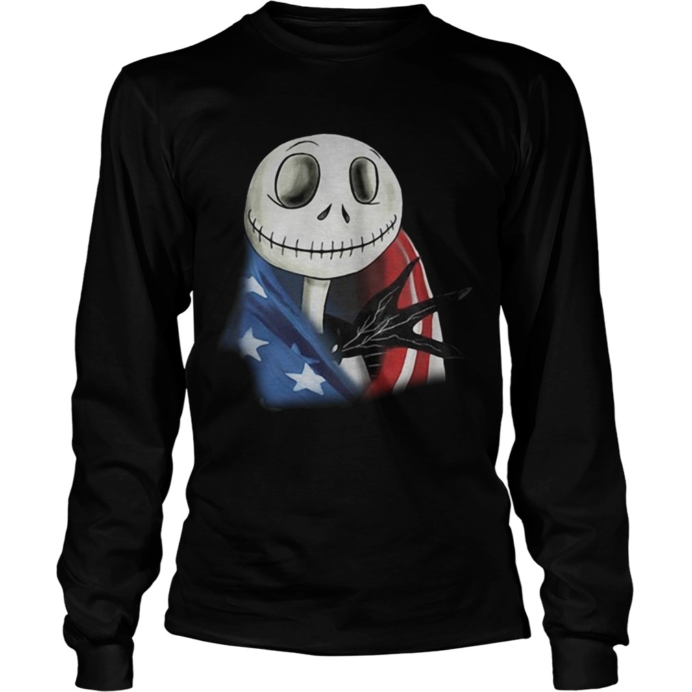 Jack Skellington American flag LongSleeve