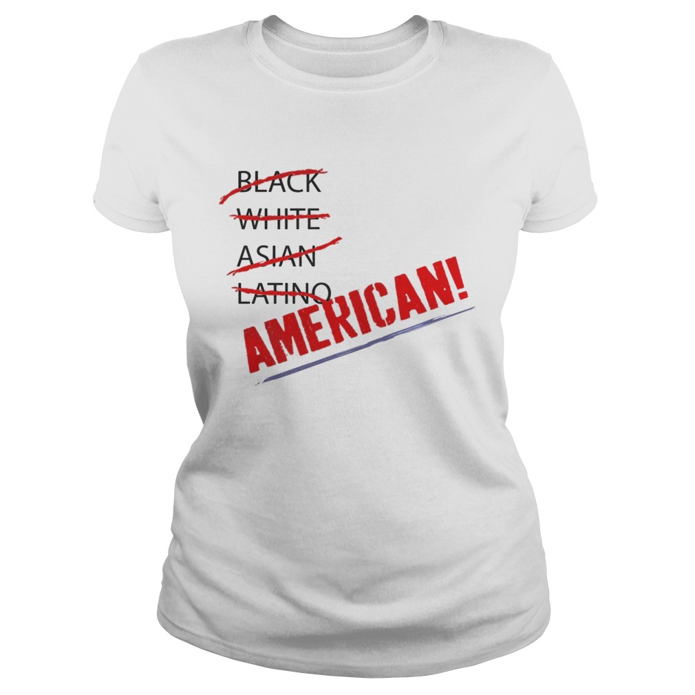 Joy Villa Black White Asian Latino American Shirt Classic Ladies