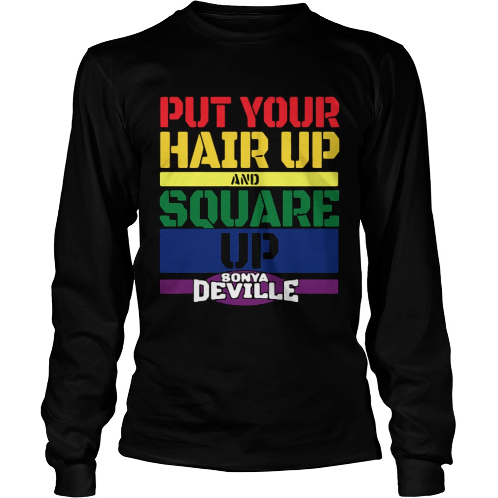 WWE Authentic Wear Sonya Deville Square Up Womens T-Shirt Black Medium 