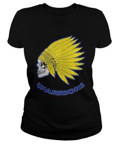 Native American Skull Golden State Warriors Shirt Classic Ladies