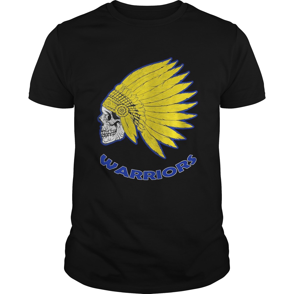 Native American Skull Golden State Warriors Shirt