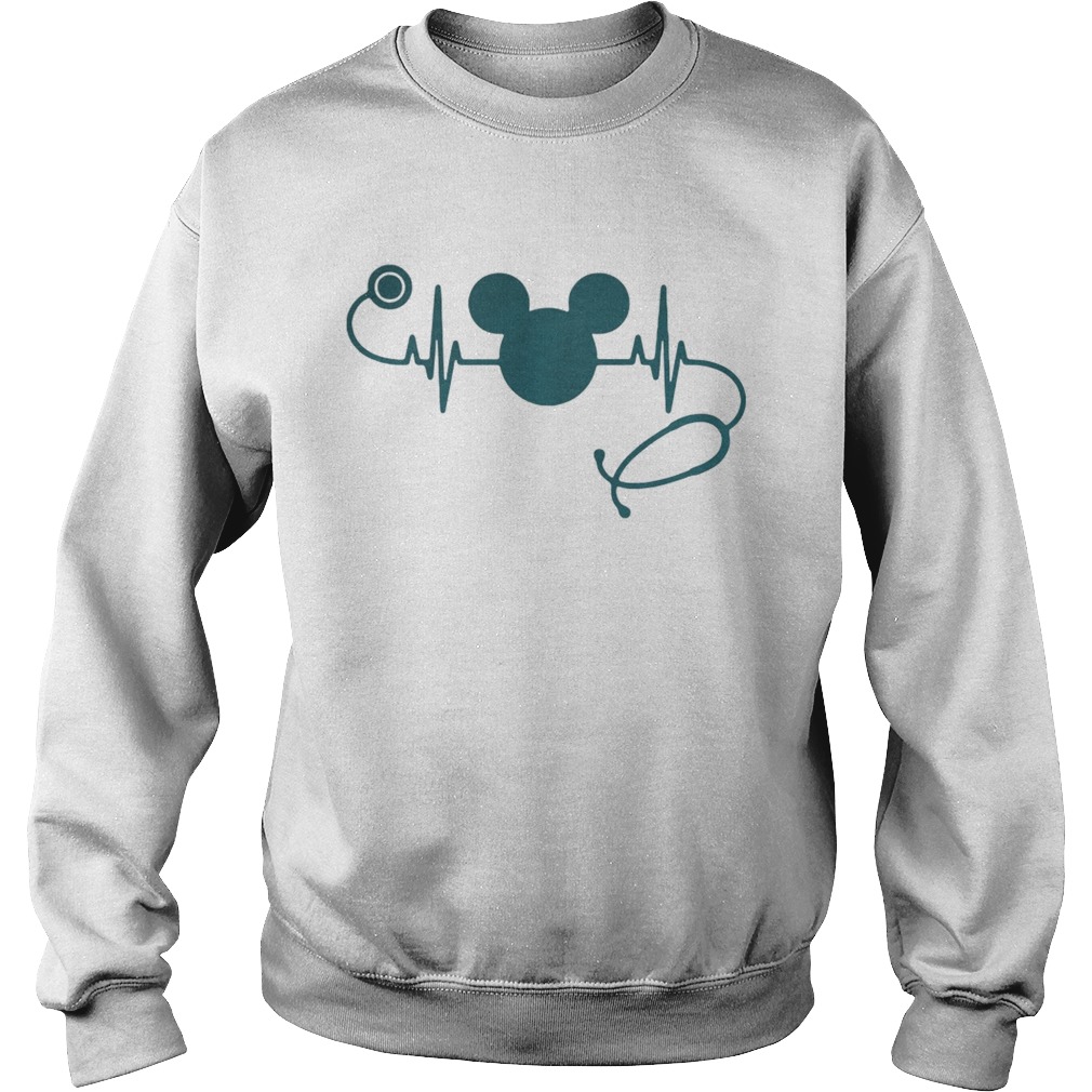 Nurse loves Mickey Mouse Disney Sweatshirt