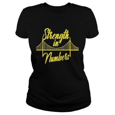 Official Golden State Warrior Strength In Numbers Ladies tee