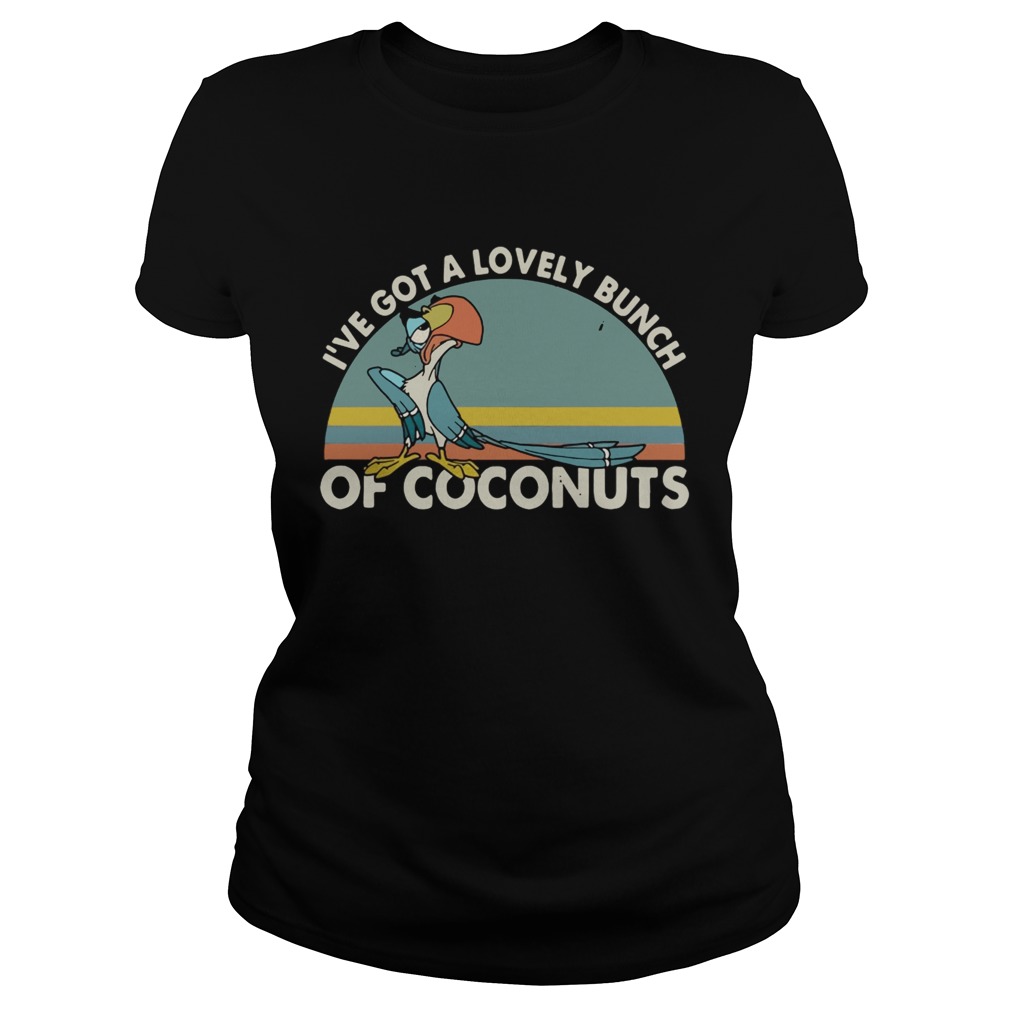 ParrotIve got a lovely bunch of coconuts retro Classic Ladies