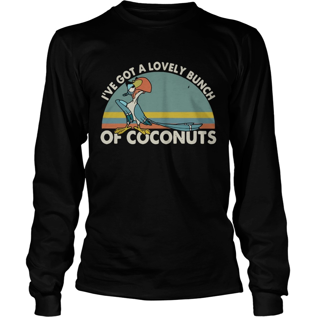 ParrotIve got a lovely bunch of coconuts retro LongSleeve