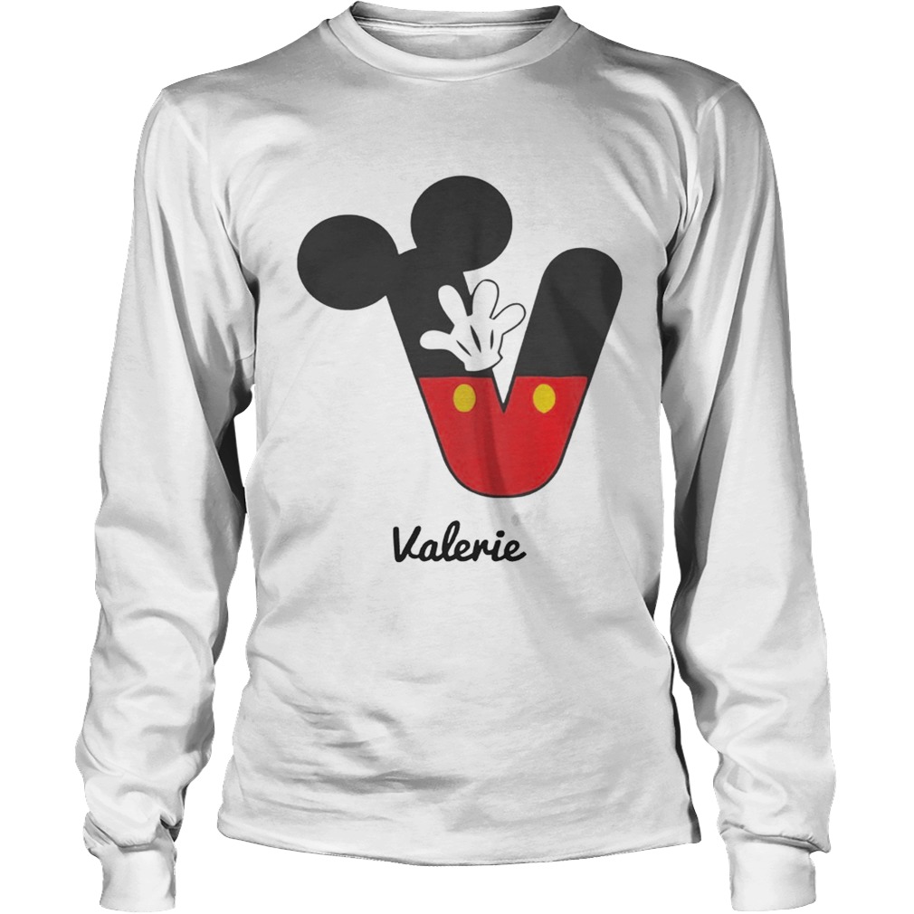 Personalized Name V Begins Mickey Hat Funny TShirt LongSleeve