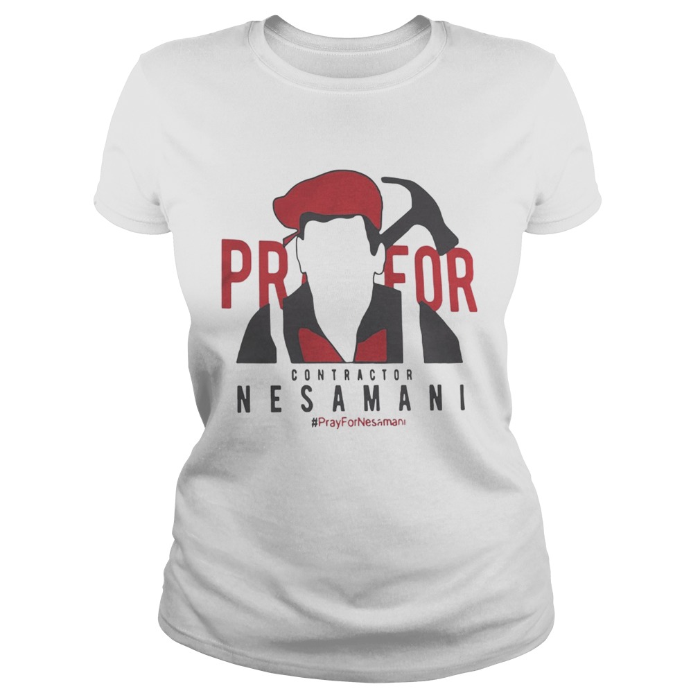 Pray For Nesamani T Shirt Classic Ladies