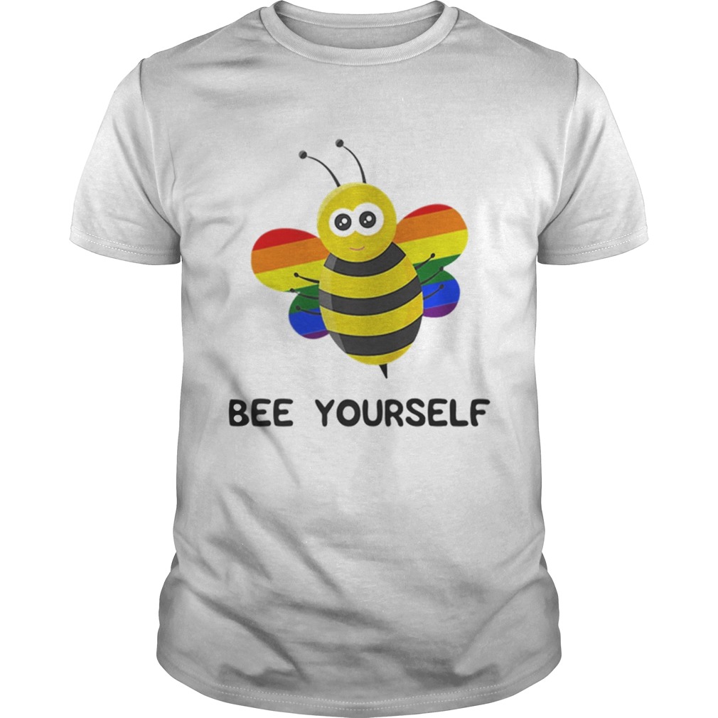 Rainbow Bee LGBT And Gay Pride Shirt Unisex
