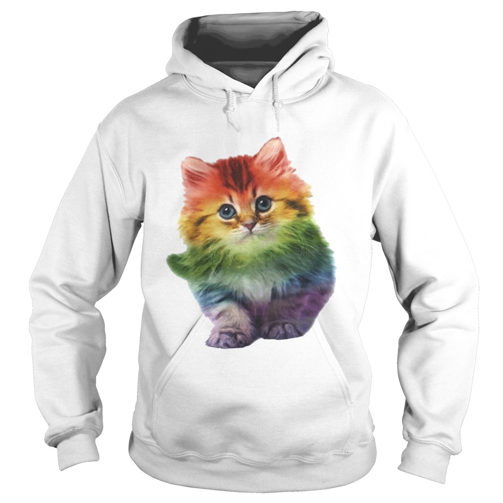 Rainbow Cat LGBT Pride Month TShirt Hoodie