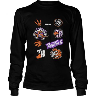Raptors All Logos Longsleeve Tee