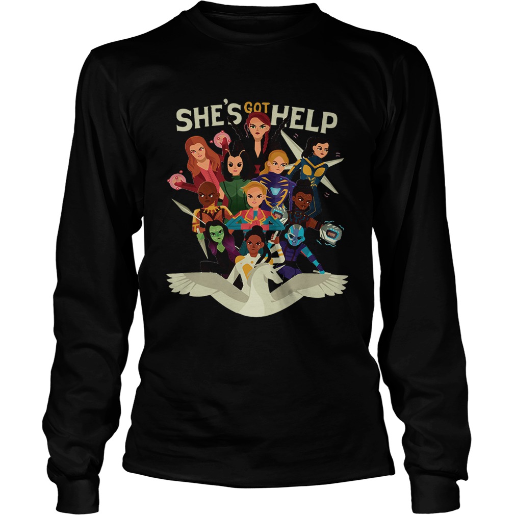 Shes got help Women of Marvel LongSleeve