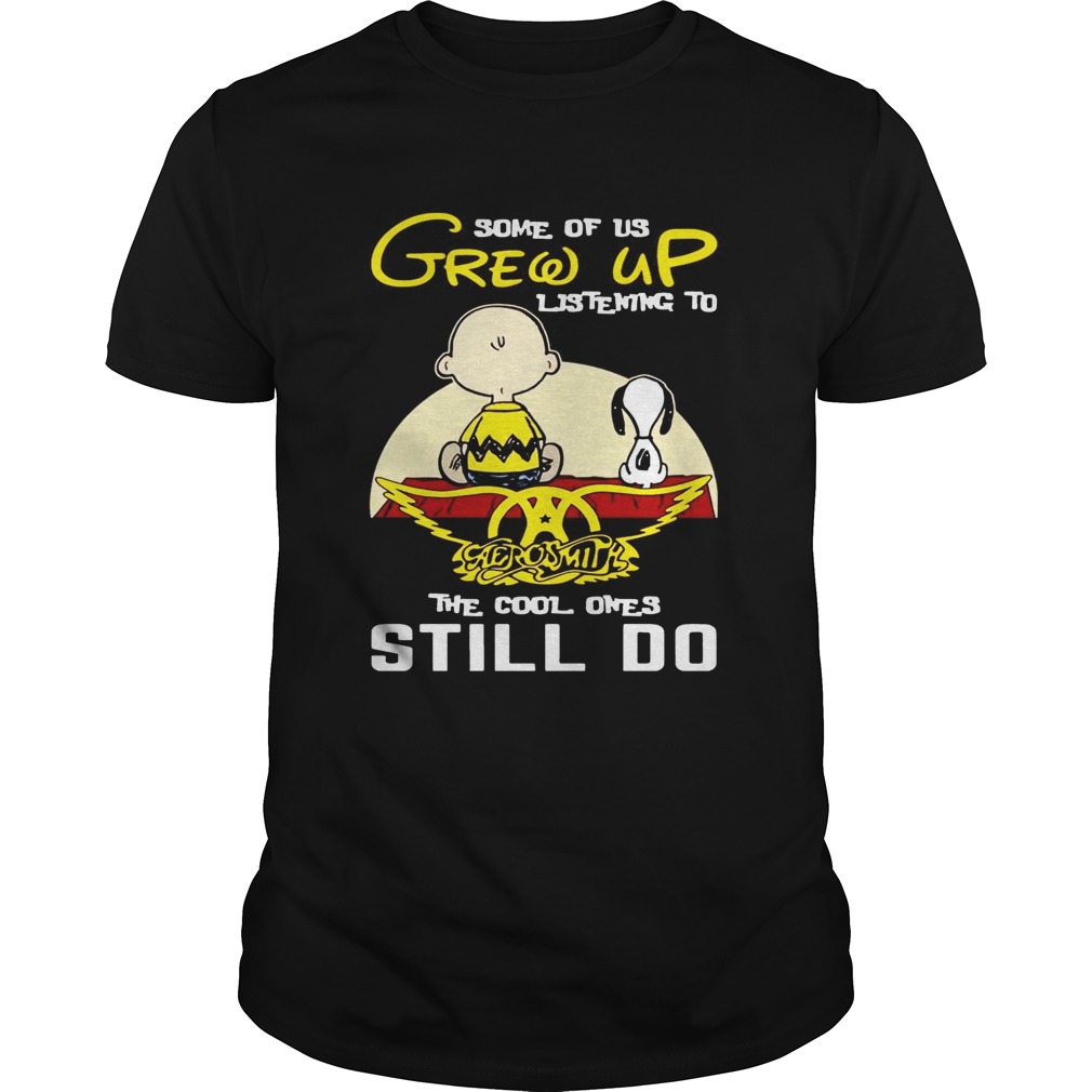 Some Of Us Grew Up Listening To Aerosmith Snoopy & Peanut T-Shirt