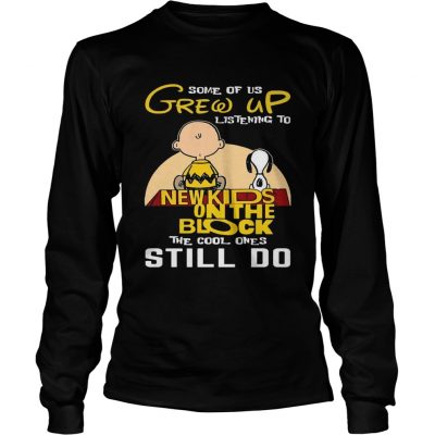 Some Of Us Grew Up Listening To Nkotb SnoopyPeanut Longsleeve Tee