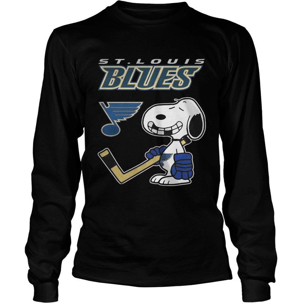 St Louis Blues Ice Hockey Broken Teeth Snoopy Shirt LongSleeve