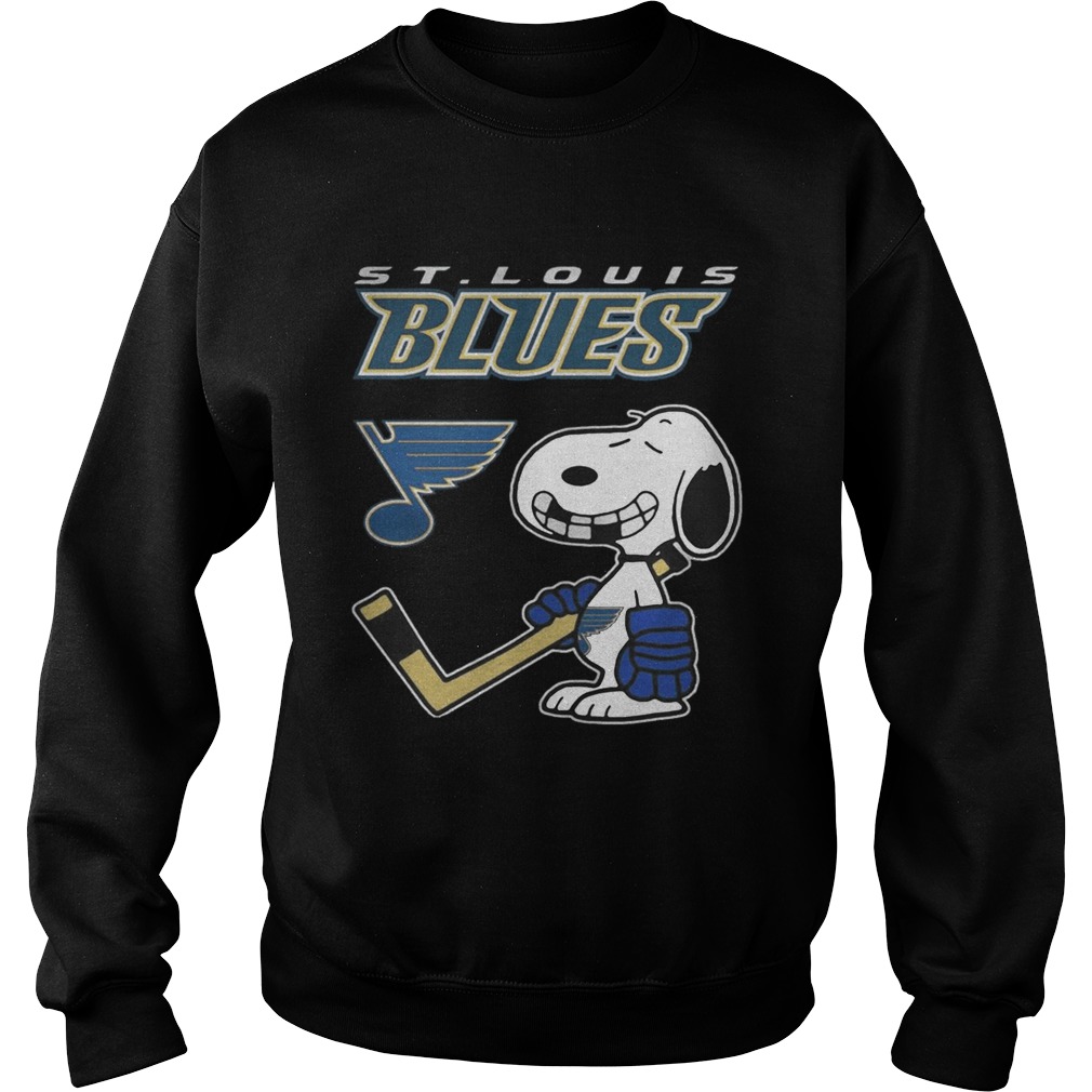 St Louis Blues Ice Hockey Broken Teeth Snoopy Shirt Sweatshirt