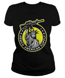 Statue of Liberty holding gun Armed American supply  Classic Ladies