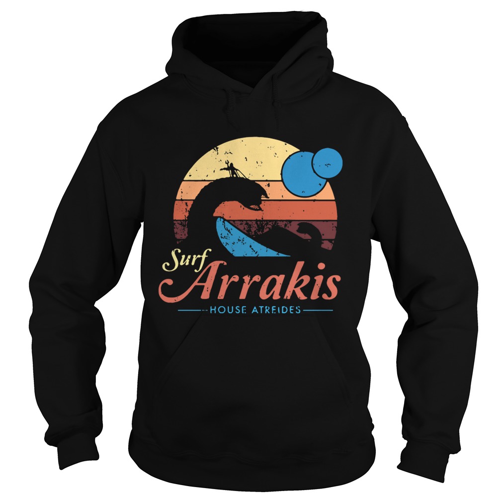 Surf Arrakis House Atreides retro Hoodie