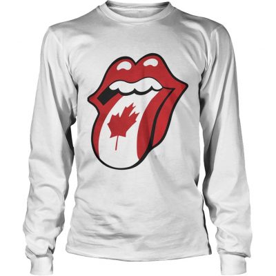 The Rolling Stones Canadian Flag Longsleeve Tee