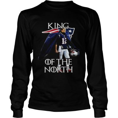 Tom Brady New England Patriots 12 King of the North Longsleeve Tee