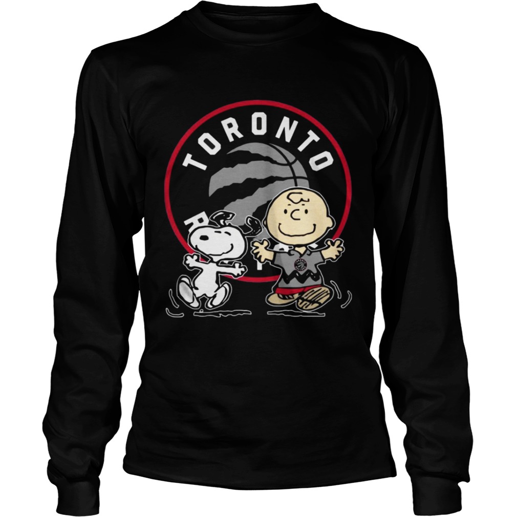 Toronto Raptors Snoopy and Chris Brown Shirt LongSleeve