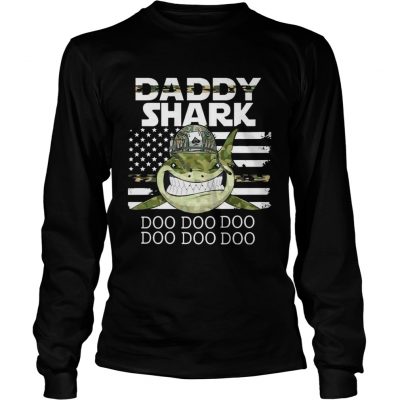 Veteran Daddy Shark Doo Doo Doo Longsleeve Tee