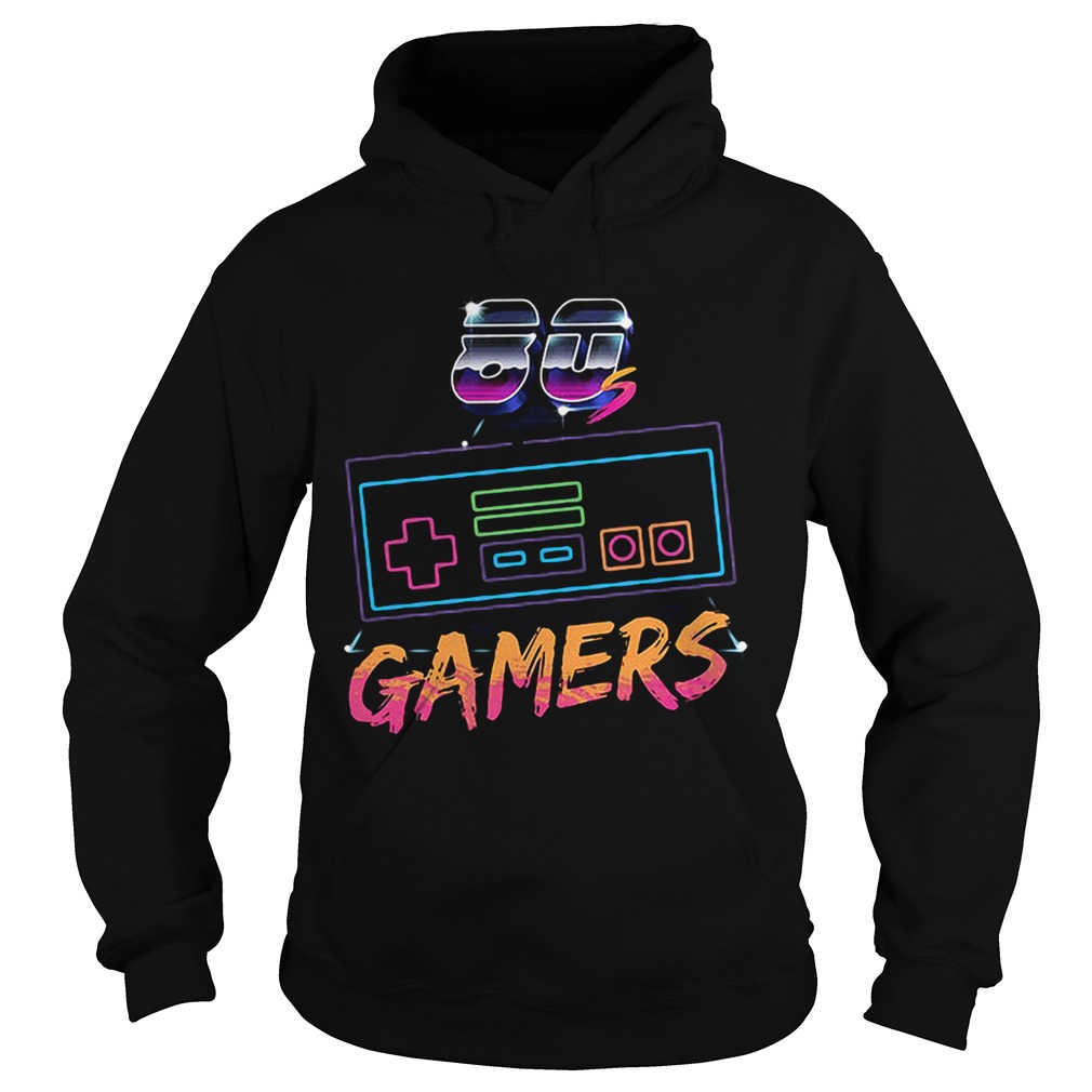Video Games Flyer 1980s retro Gaming gamers Hoodie