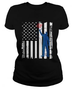Welder American Flag 4th Of July  Classic Ladies