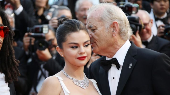 Selena Gomez says Bill Murray was whispering 'dumb' stuff on the Cannes red carpet