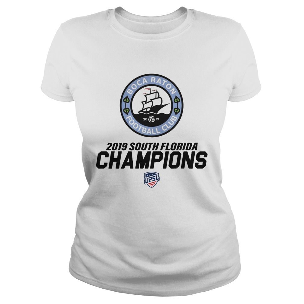 2019 UPSL South Florida Champions Shirt Classic Ladies