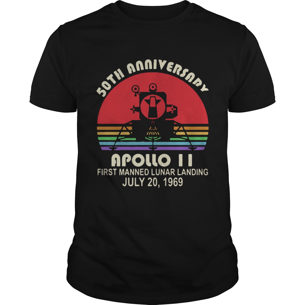 50th Anniversary apollo 11 first manned lunar landing July 201969 Unisex