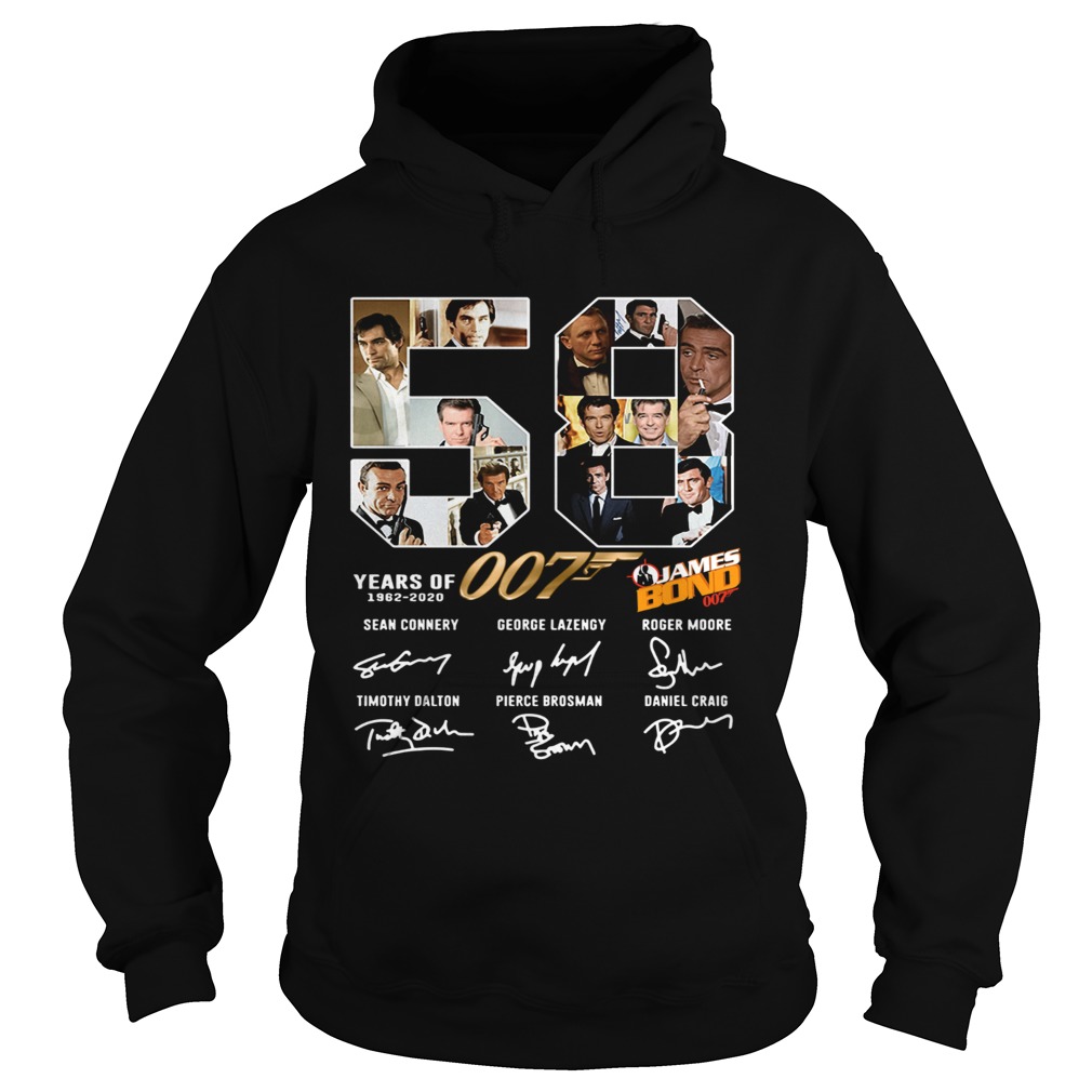 58 years of 007 Bond 1962 2020 Hoodie