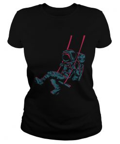 Astronaut Walk On The Moon 50th Space Man Science Tee  Classic Ladies