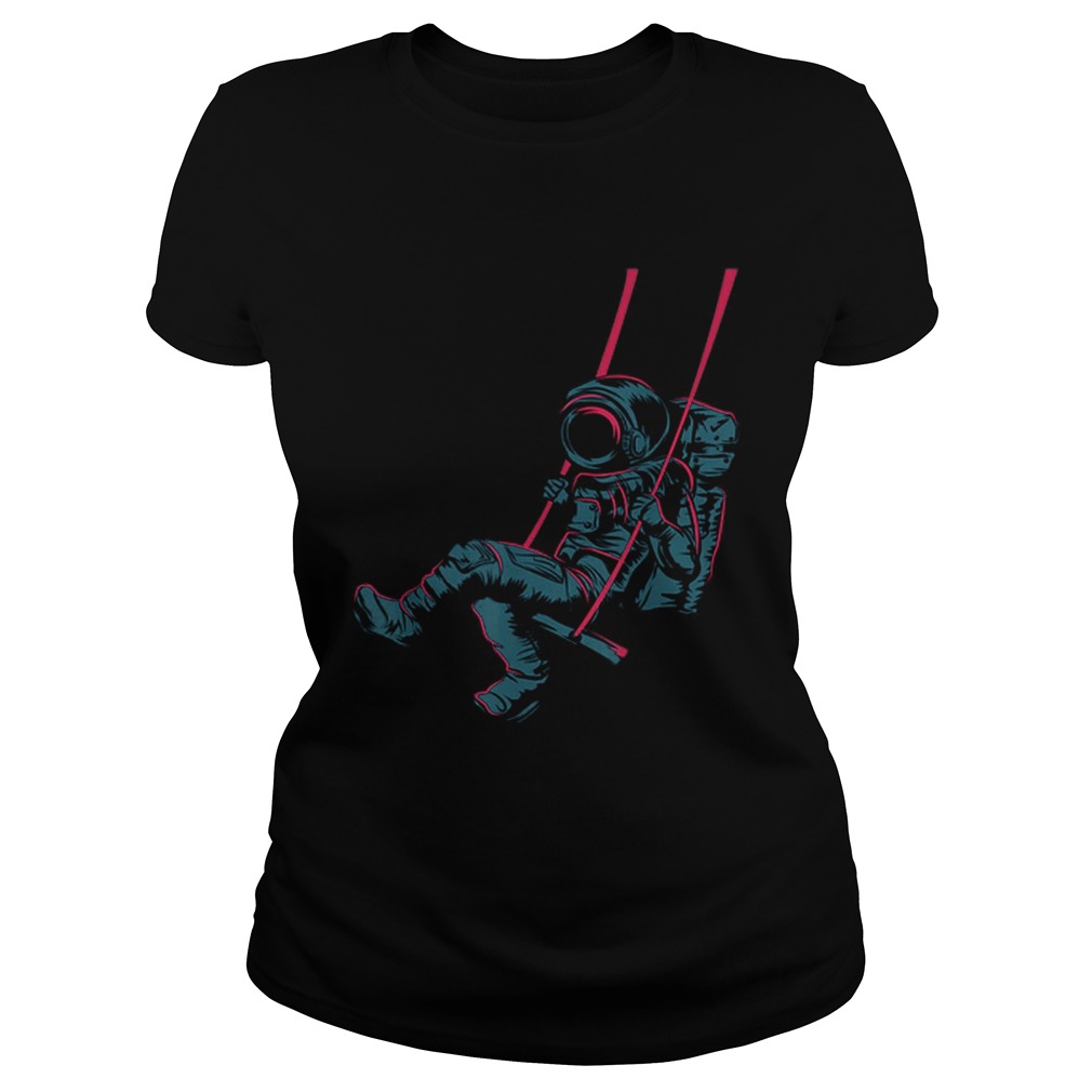 Astronaut Walk On The Moon 50th Space Man Science Tee Classic Ladies