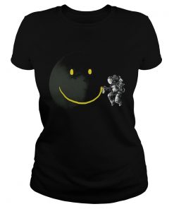 Awesome Make a Smile Graphic Astronaut Make The Moon A Smile  Classic Ladies