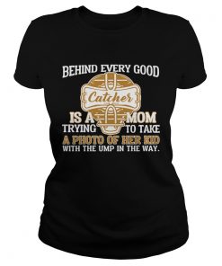 Behind every good catcher is a mom trying to take a photo of her Classic Ladies