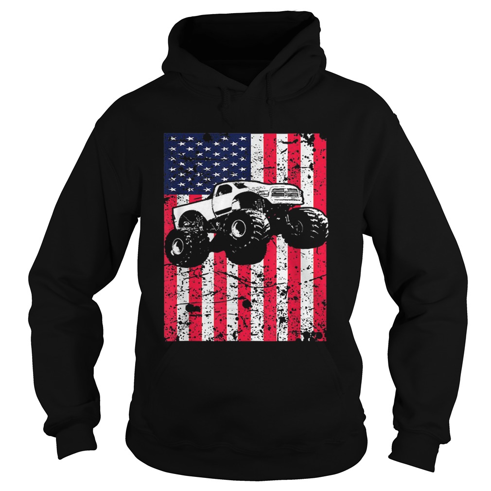 Best price Monster Truck American Flag Racing Hoodie