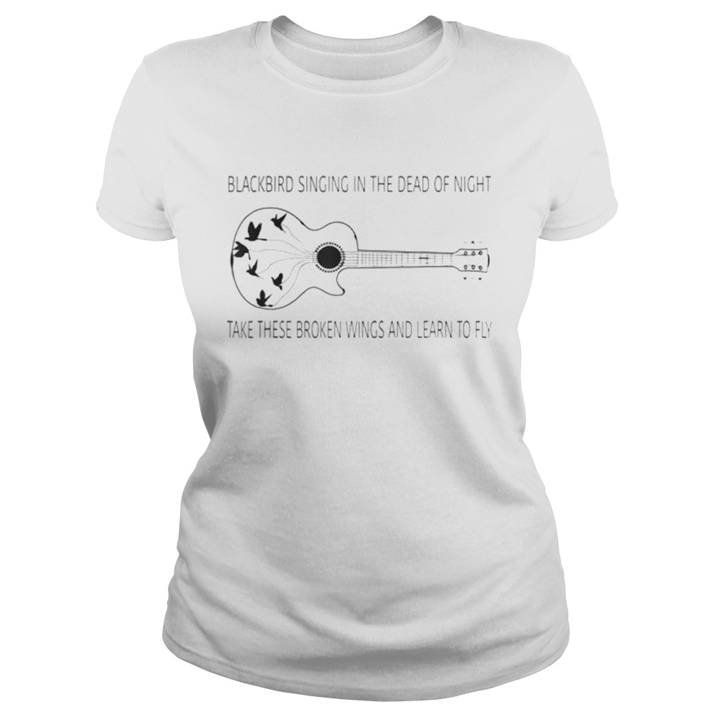 Blackbird Singing In The Dead Of Night Hippie Classic Ladies