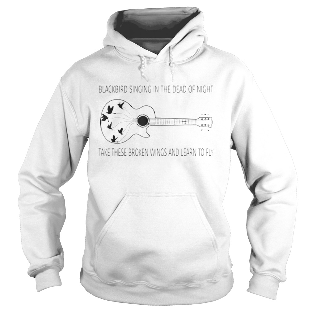 Blackbird Singing In The Dead Of Night Hippie Hoodie