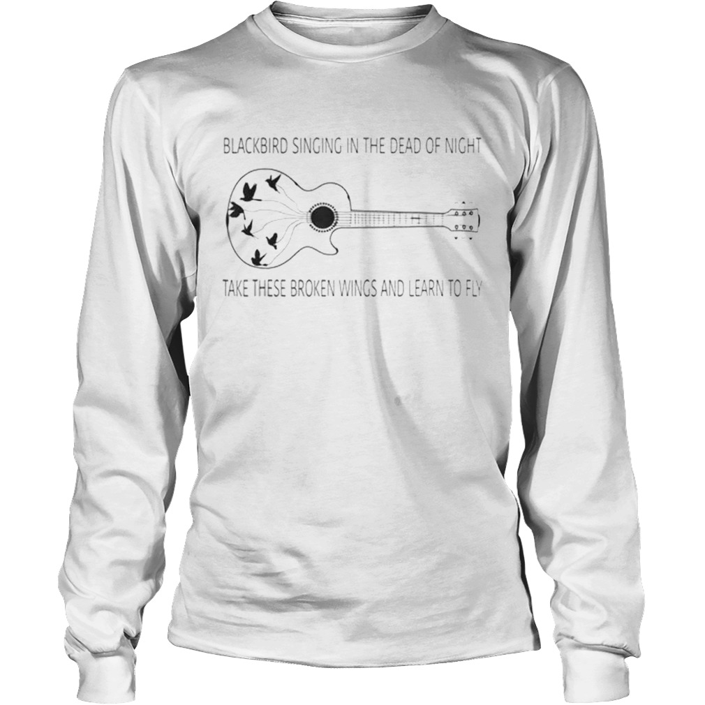 Blackbird Singing In The Dead Of Night Hippie LongSleeve